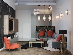 Mieszkanie Bulwar Staromiejski - Salon, styl nowoczesny - zdjęcie od LIL Design