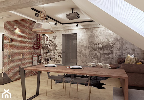 Mieszkanie w Polkowicach II - Salon, styl industrialny - zdjęcie od LIL Design