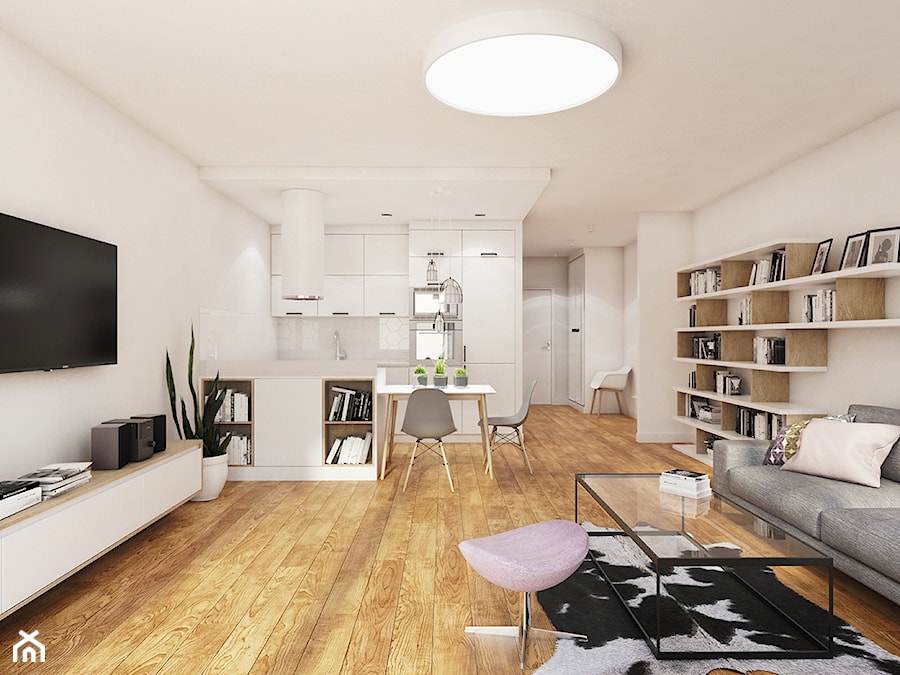 Mieszkanie we Wrocławiu IV - Salon, styl skandynawski - zdjęcie od LIL Design