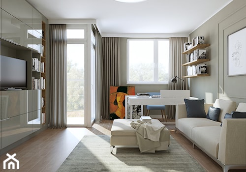Apartament we Wrocławiu - Biuro, styl nowoczesny - zdjęcie od LIL Design