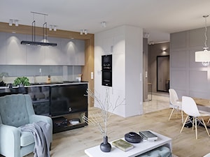 Apartament we Wrocławiu III - Salon, styl nowoczesny - zdjęcie od LIL Design