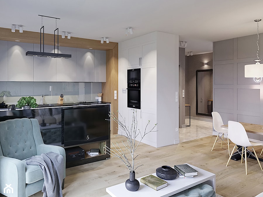 Apartament we Wrocławiu III - Salon, styl nowoczesny - zdjęcie od LIL Design