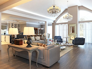 Rezydencja w Kępnie - Salon, styl tradycyjny - zdjęcie od LIL Design