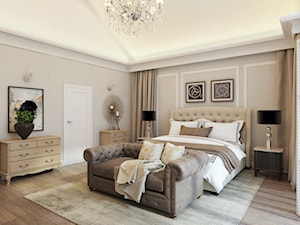 Rezydencja w Kępnie - Sypialnia, styl tradycyjny - zdjęcie od LIL Design