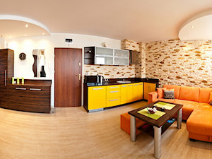 Apartament nad morzem - Salon, styl nowoczesny - zdjęcie od I&E DESIGN