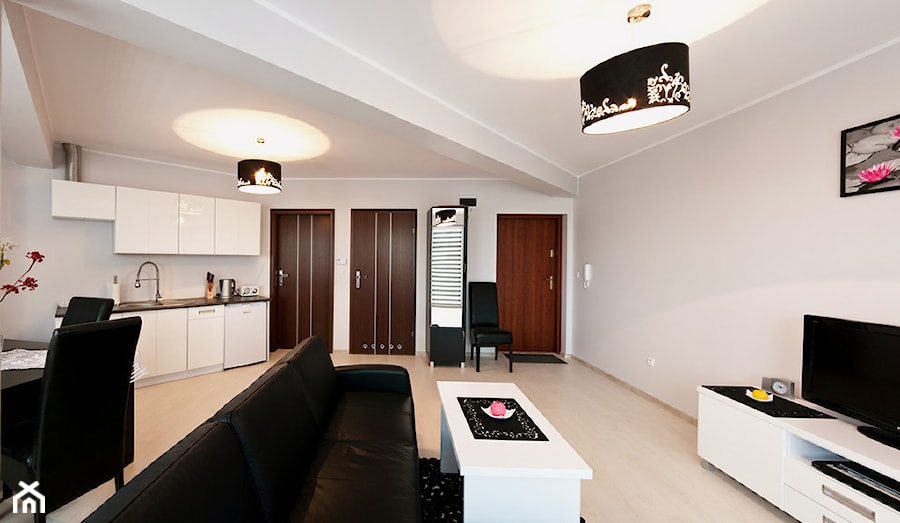 Apartament nad morzem 2 - Salon, styl nowoczesny - zdjęcie od I&E DESIGN