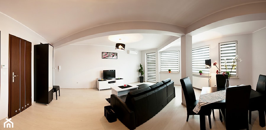 Apartament nad morzem 2 - Salon, styl nowoczesny - zdjęcie od I&E DESIGN