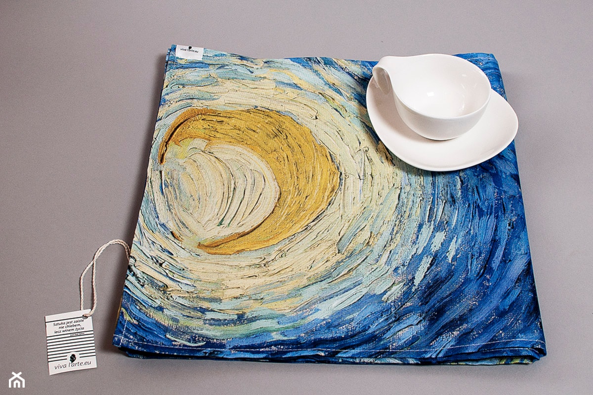Bieżnik na stół z fragmentem obrazu Vincenta van Gogha - zdjęcie od Viva l'arte - Homebook