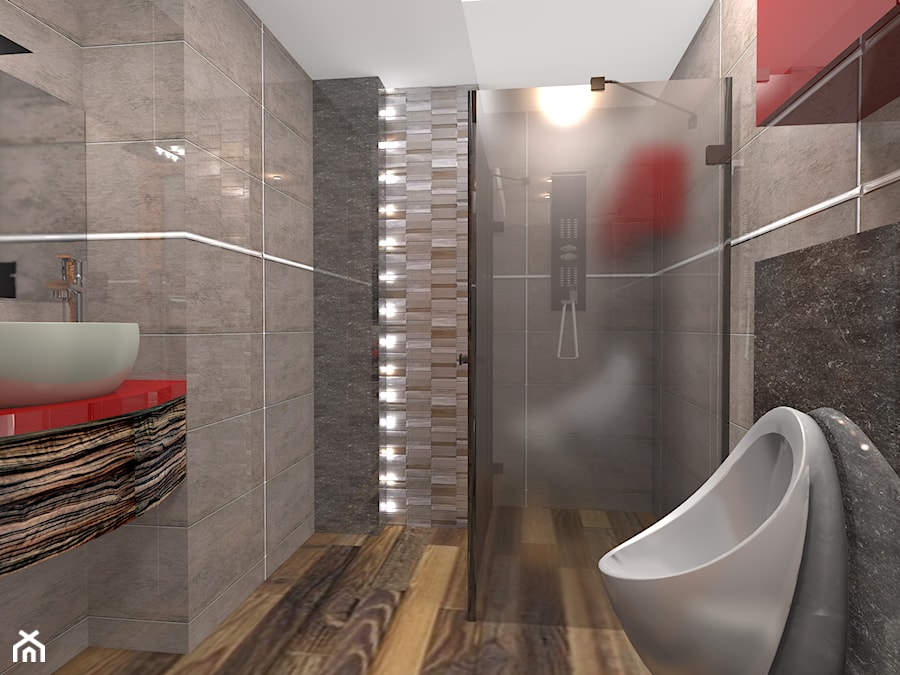 łazienki - Łazienka, styl nowoczesny - zdjęcie od Studio graficzne SCHADE