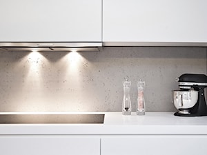 Apartament w Gdyni projekt: Andrzej Niegrzybowski - Kuchnia, styl minimalistyczny - zdjęcie od B-loft beton dekoracyjny