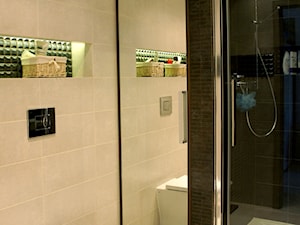 mieszkanie w wielkiej płycie- łazienka - Łazienka, styl nowoczesny - zdjęcie od abostudio