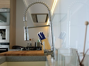 mieszkanie w wielkiej płycie- kuchnia - Kuchnia, styl nowoczesny - zdjęcie od abostudio