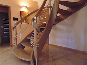 Schody zabiegowe - zdjęcie od LEGAR - stolarstwo, schody i podłogi z drewna