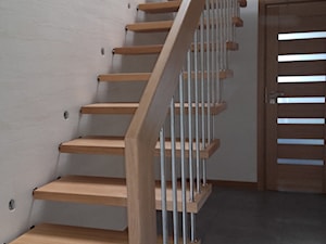 schody wspornikowe - zdjęcie od LEGAR - stolarstwo, schody i podłogi z drewna