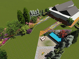 Ogród w Raciborzu - zdjęcie od WOprojekt - projekty ogrodów, podjazdów, elewacji, domków do 35m2, wnętrz