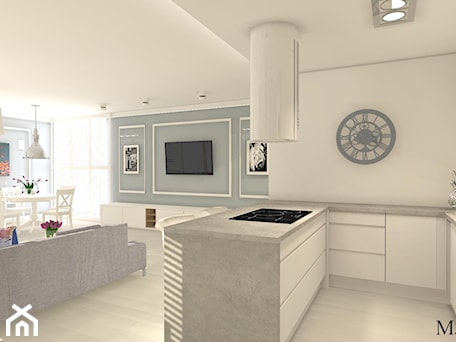 Aranżacje wnętrz - Kuchnia: Apartament / penthouse - Kuchnia, styl nowoczesny - mj-atelier.com. Przeglądaj, dodawaj i zapisuj najlepsze zdjęcia, pomysły i inspiracje designerskie. W bazie mamy już prawie milion fotografii!