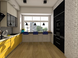 Apartament na ostatnim piętrze - Kuchnia, styl nowoczesny - zdjęcie od mj-atelier.com