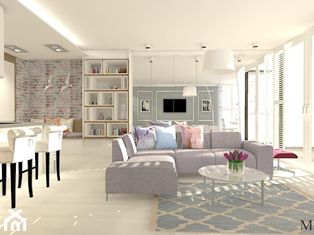 Aranżacje wnętrz - Salon: Apartament / penthouse - Salon, styl nowoczesny - mj-atelier.com. Przeglądaj, dodawaj i zapisuj najlepsze zdjęcia, pomysły i inspiracje designerskie. W bazie mamy już prawie milion fotografii!