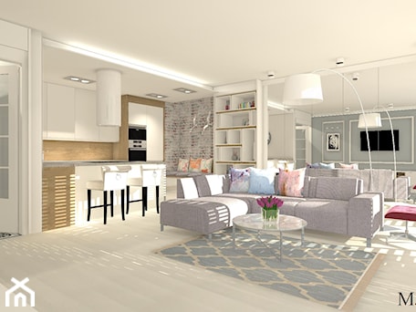 Aranżacje wnętrz - Salon: Apartament / penthouse - Salon, styl nowoczesny - mj-atelier.com. Przeglądaj, dodawaj i zapisuj najlepsze zdjęcia, pomysły i inspiracje designerskie. W bazie mamy już prawie milion fotografii!