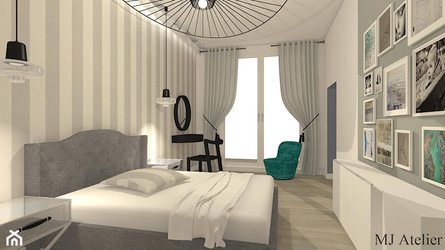 master bedroom _sypialnia - Sypialnia, styl tradycyjny - zdjęcie od mj-atelier.com