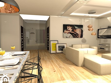 Aranżacje wnętrz - Salon: Apartament w Warszawie - Salon, styl nowoczesny - mj-atelier.com. Przeglądaj, dodawaj i zapisuj najlepsze zdjęcia, pomysły i inspiracje designerskie. W bazie mamy już prawie milion fotografii!