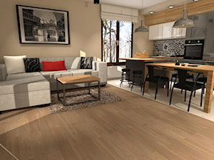 Apartament nad Brdą - Salon, styl nowoczesny - zdjęcie od mj-atelier.com