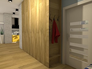 Apartament na ostatnim piętrze - Hol / przedpokój, styl nowoczesny - zdjęcie od mj-atelier.com