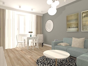 60m2 - Salon, styl nowoczesny - zdjęcie od mj-atelier.com