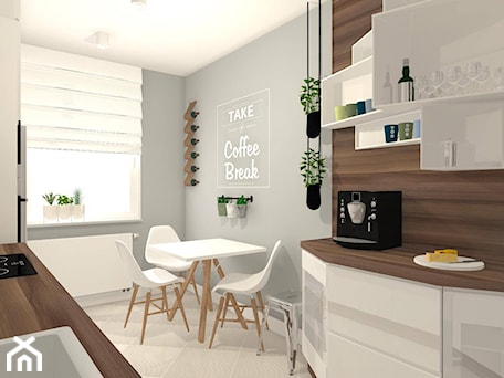 Aranżacje wnętrz - Kuchnia: 60m2 - Kuchnia, styl nowoczesny - mj-atelier.com. Przeglądaj, dodawaj i zapisuj najlepsze zdjęcia, pomysły i inspiracje designerskie. W bazie mamy już prawie milion fotografii!