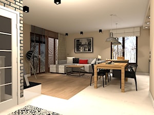 Apartament nad Brdą - Salon, styl nowoczesny - zdjęcie od mj-atelier.com