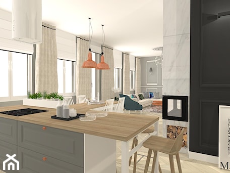 Aranżacje wnętrz - Kuchnia: Apartament z czernią - Kuchnia, styl nowoczesny - mj-atelier.com. Przeglądaj, dodawaj i zapisuj najlepsze zdjęcia, pomysły i inspiracje designerskie. W bazie mamy już prawie milion fotografii!