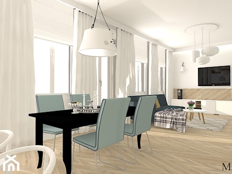 Aranżacje wnętrz - Jadalnia: Apartament z XIX w. - Średnia biała jadalnia w salonie, styl tradycyjny - mj-atelier.com. Przeglądaj, dodawaj i zapisuj najlepsze zdjęcia, pomysły i inspiracje designerskie. W bazie mamy już prawie milion fotografii!