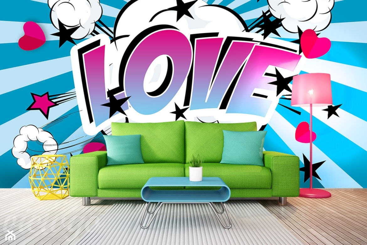 Ściana z napisem love - zdjęcie od Viewgo - Homebook