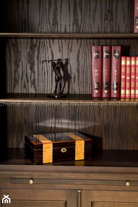 BIBLIOTEKI I MEBLE GABINETOWE NA ZAMÓWIENIE INDYWIDUALNE - Biuro, styl tradycyjny - zdjęcie od MODERN CLASSIC HOME