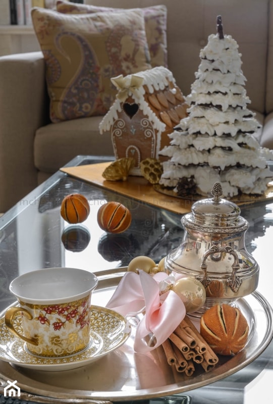 MODERN CLASSIC CHRISTMAS - Salon, styl tradycyjny - zdjęcie od MODERN CLASSIC HOME - Homebook