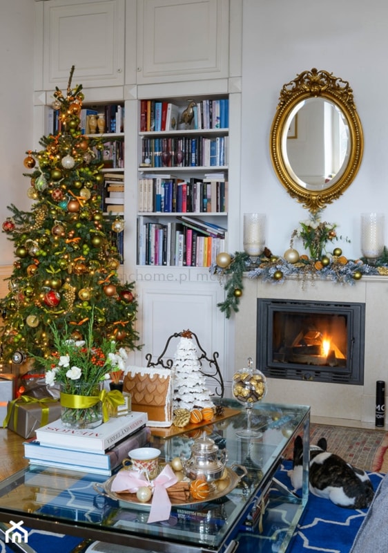 MODERN CLASSIC CHRISTMAS - Salon, styl tradycyjny - zdjęcie od MODERN CLASSIC HOME - Homebook