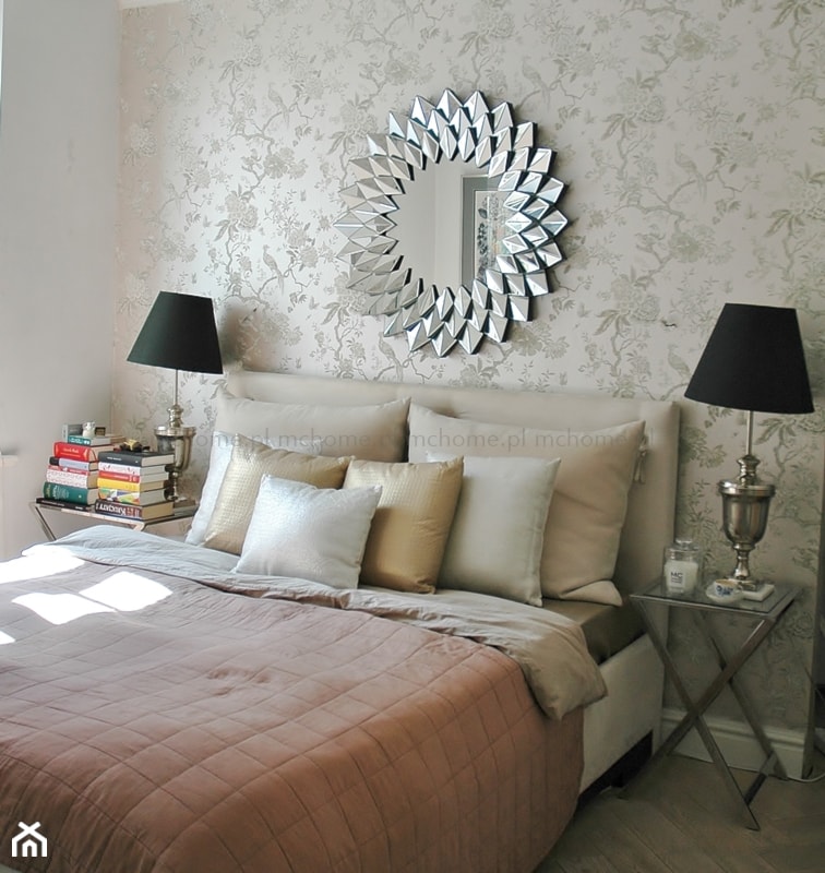 Mała sypialnia, styl glamour - zdjęcie od MODERN CLASSIC HOME