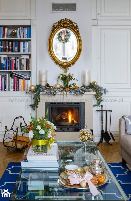 MODERN CLASSIC CHRISTMAS - Salon, styl tradycyjny - zdjęcie od MODERN CLASSIC HOME - Homebook