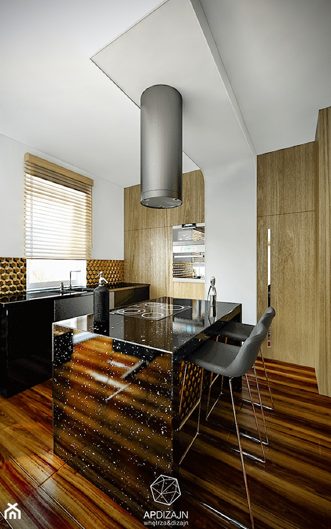 Mieszkanie Marynarza - Kuchnia, styl nowoczesny - zdjęcie od AP DIZAJN - wnętrza & dizajn - Homebook