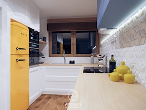 Dom na skraju lasu - Kuchnia, styl nowoczesny - zdjęcie od AP DIZAJN - wnętrza & dizajn