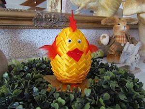 Kurczaczek zrobiony metodą wstążkową (na karczocha). - zdjęcie od kasia8224