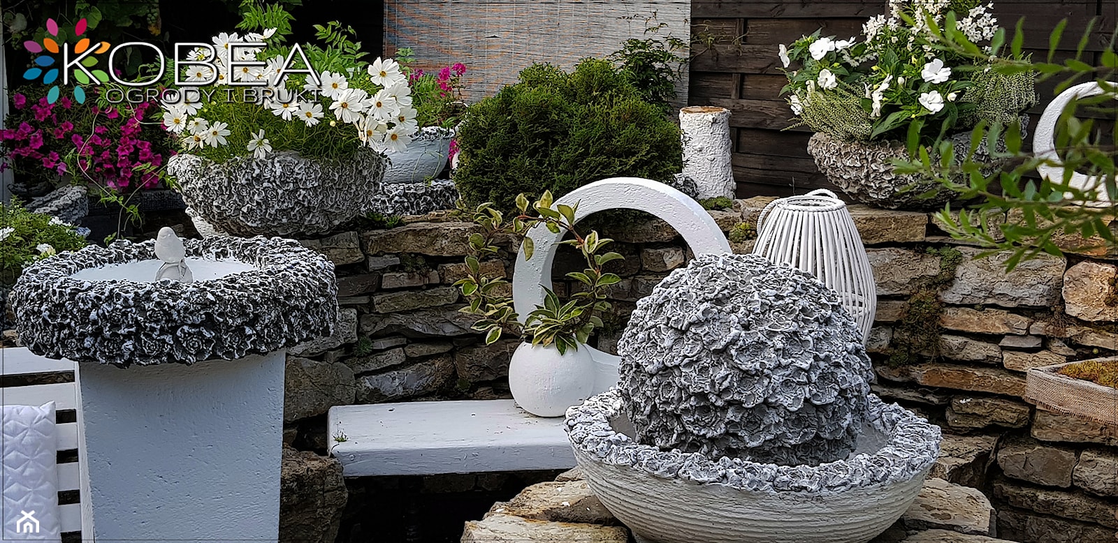 Kobea Ogrody i Bruki -produkcja i sprzedaż dekoracji ogrodowych - Ogród - zdjęcie od Ewa Tyrna - Homebook