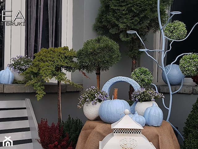 Jesienne dekoracje do ogrodu -patio-taras-balkon
