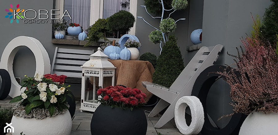 Jesienne dekoracje do ogrodu -patio-taras-balkon - Ogród - zdjęcie od Ewa Tyrna