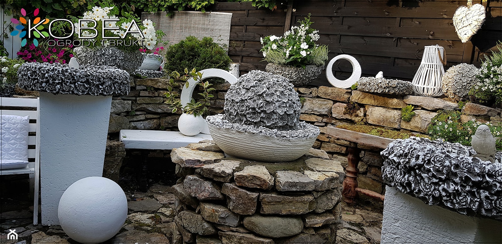 Kobea Ogrody i Bruki -produkcja i sprzedaż dekoracji ogrodowych - Ogród - zdjęcie od Ewa Tyrna - Homebook