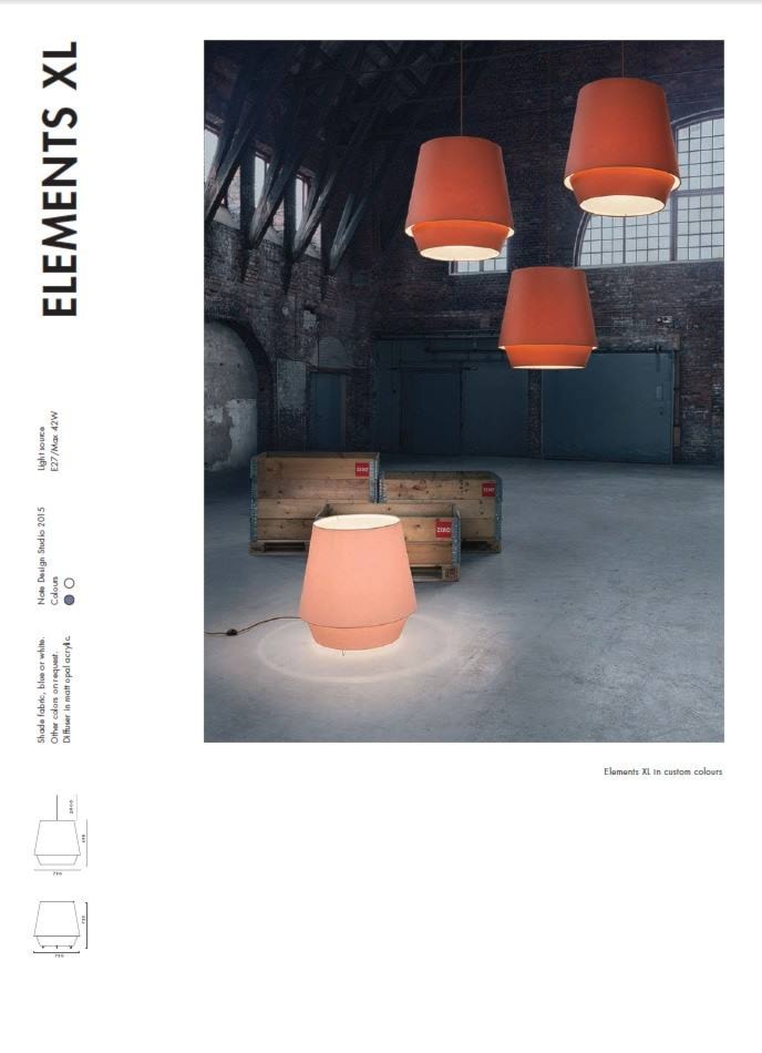 lampa ZERO Lighting ELEMENTS XL - zdjęcie od MAdeco