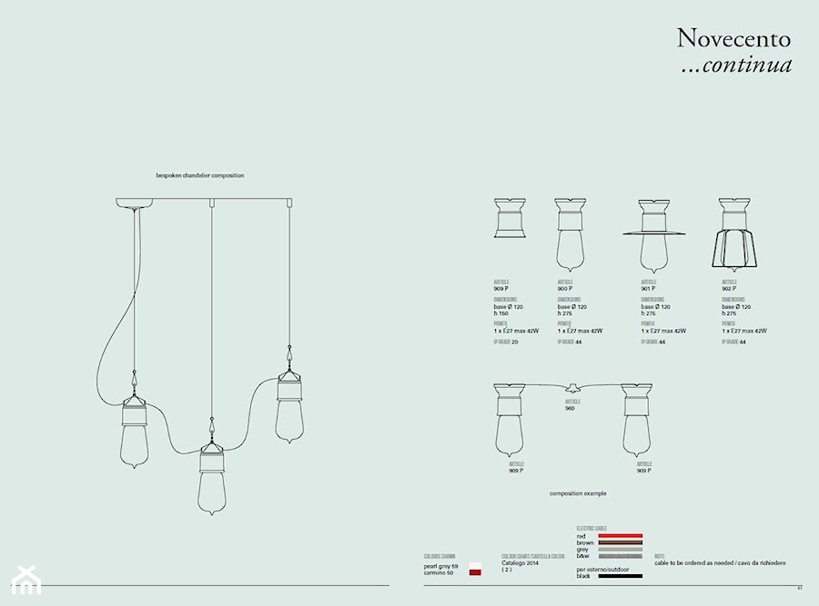 lampa TOSCOT NOVOCENTO - zdjęcie od MAdeco