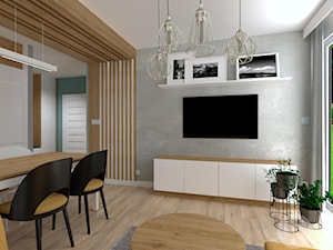 Mieszkanie w Modlnicy pod Krakowem - Salon, styl skandynawski - zdjęcie od InnerForms