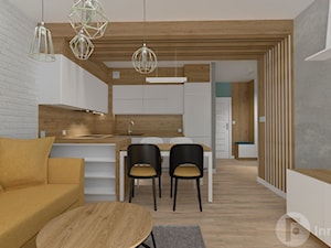 Mieszkanie w Modlnicy pod Krakowem - Salon, styl skandynawski - zdjęcie od InnerForms