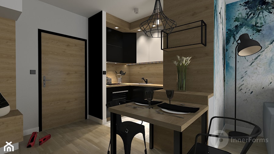 Mieszkanie w stylu loftowym - Kuchnia, styl industrialny - zdjęcie od InnerForms